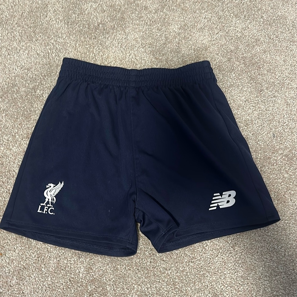 Liverpool and Adidas soccer shorts